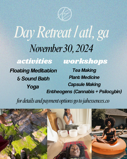 NOVEMBER ATLANTA DAY HOLISTIC HERBAL RETREAT (FEW SLOTS AVAILABLE)